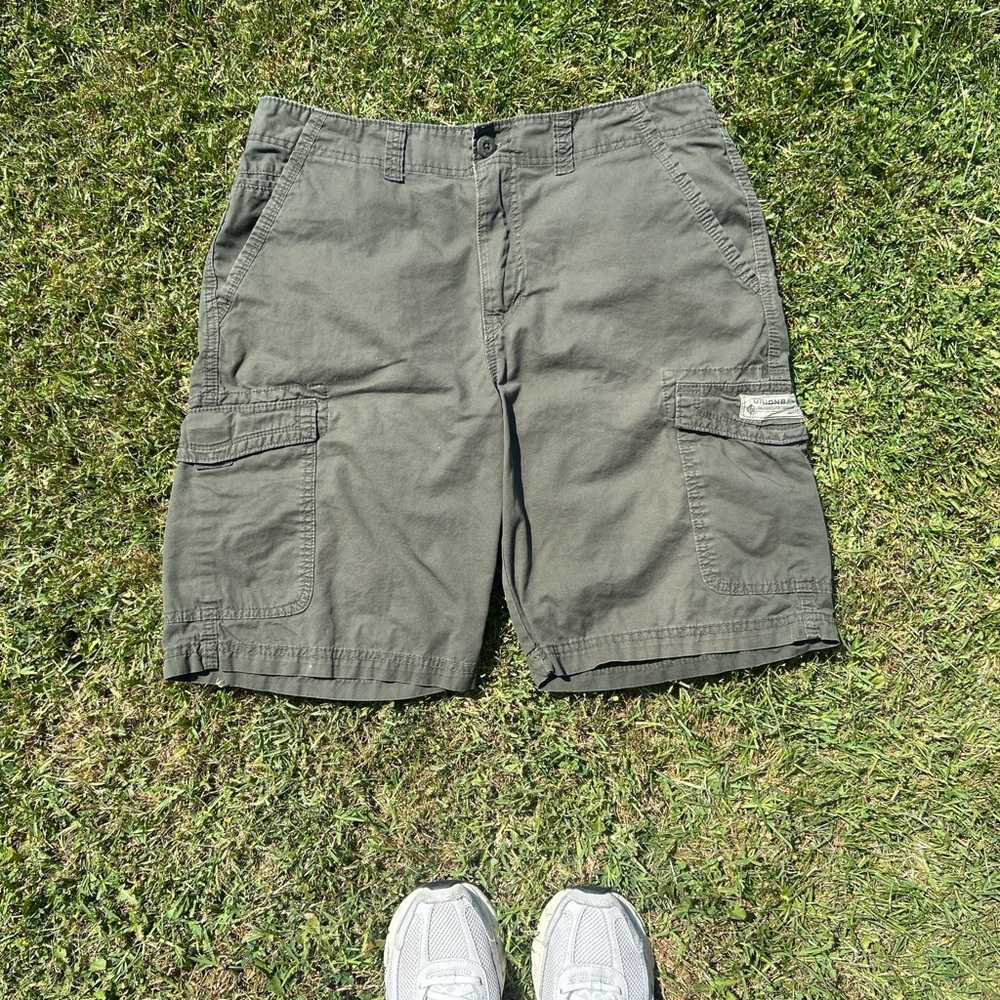 Men's Green Cargo Shorts